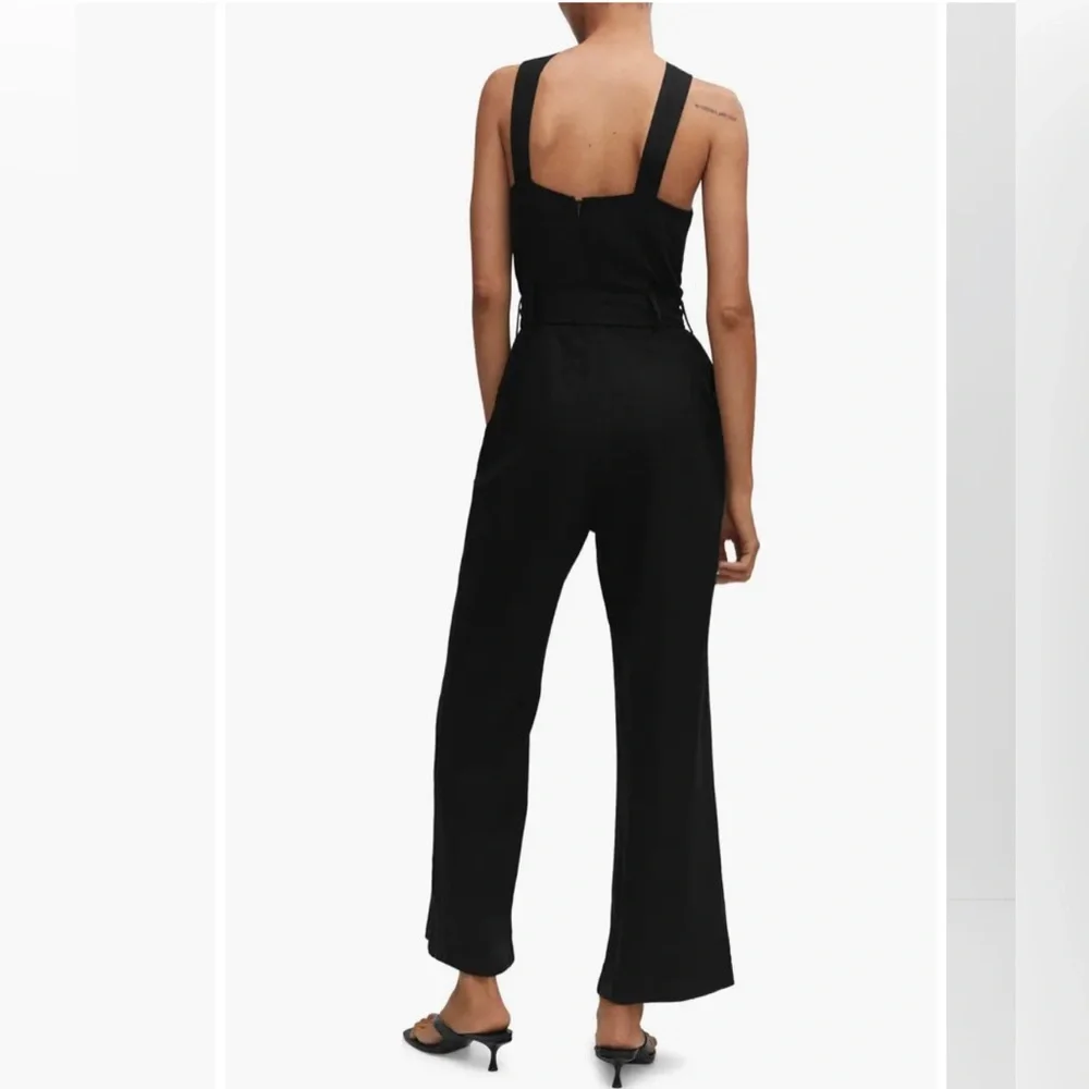 MANGO Belted Halter Neck Jumpsuit size Small BNWT